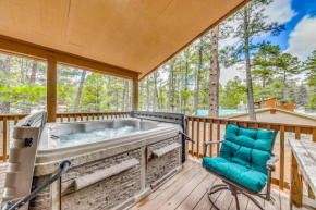 Furnished Deck and Game Room Ruidoso Home!